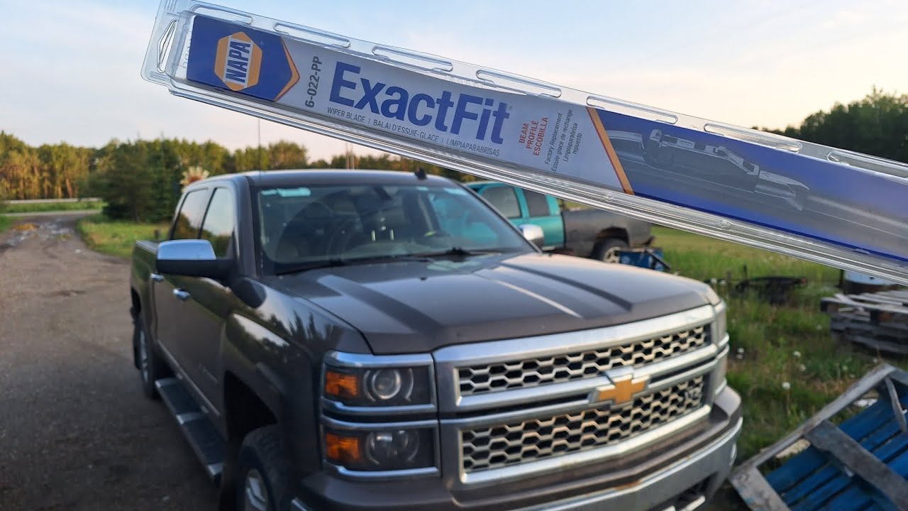 How to change 2014 - 2018 Silverado/Sierra wiper blades / 1500, 2500, 3500