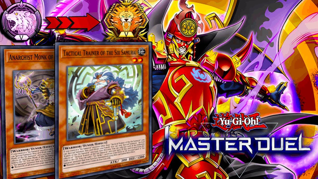 THE ONLY COMPETITIVE SIX SAMURAI DECK YOU NEED!!! | Yu-Gi-Oh! Master Duel | Rank Gameplay