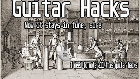How to improve Tuning Stability of your Guitar for Free. Guitar LifeHacks