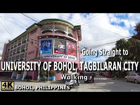 Going Straight to University of Bohol - Quick Virtual Tour [4K]