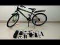 Powerfull electric kit installation in cycle