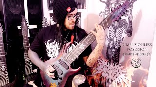 WHEN BLOOD FALLS DOWN - Dimensionless Posession - Official Guitar-Playthrough