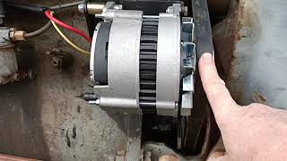 Massey Ferguson TEA20 Alternator how to fit and wire up.