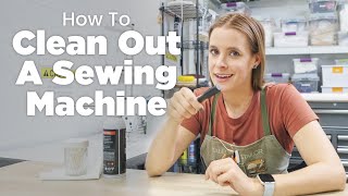 How To Clean A Sewing Machine