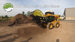 Screening woodchips demo