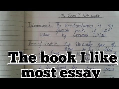 essay the book you like most