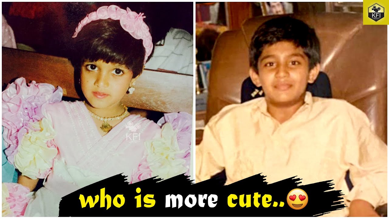 Meghana Raj And Chiranjeevi Sarja's Childhood Photos ...