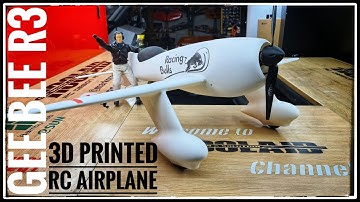 Building the GEE BEE R3 Mini: Full 3D Printed RC Airplane | Scratch Build with Bambu Lab Aero