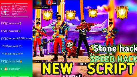 Script Freefire 1.62.7 Update ! Rank Work Vip Script ! Hack Freefire Snl fc yt! Blacklist Bypass|SNL