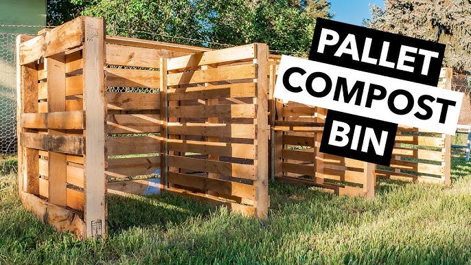 How to Build a Compost Bin Out of Used Wood Pallets — kitchen plot