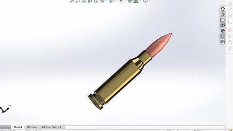 Solidworks tutorial. Ak 47 bullet