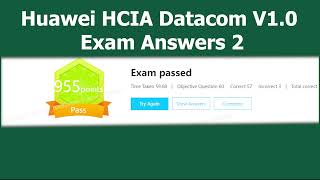 Huawei HCIA Datacom v1 0 Mook Exam Answers 2