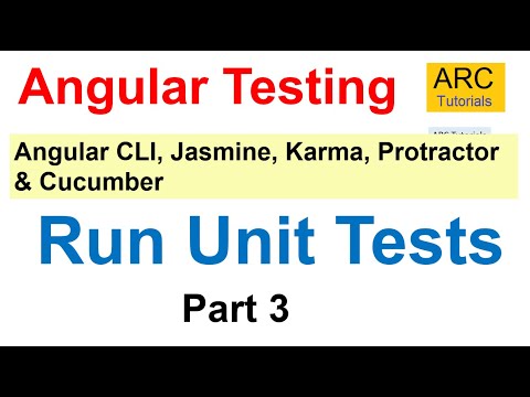 Angular Testing Tutorial #3 - Run Unit Tests