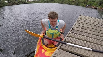 How to get in and out of a kayak