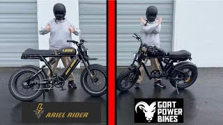 Goat power vs Ariel Rider X-Class 60V