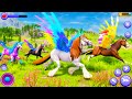 Wild Unicorn Horse Family Simulator #1 - Animals Game Android Gameplay