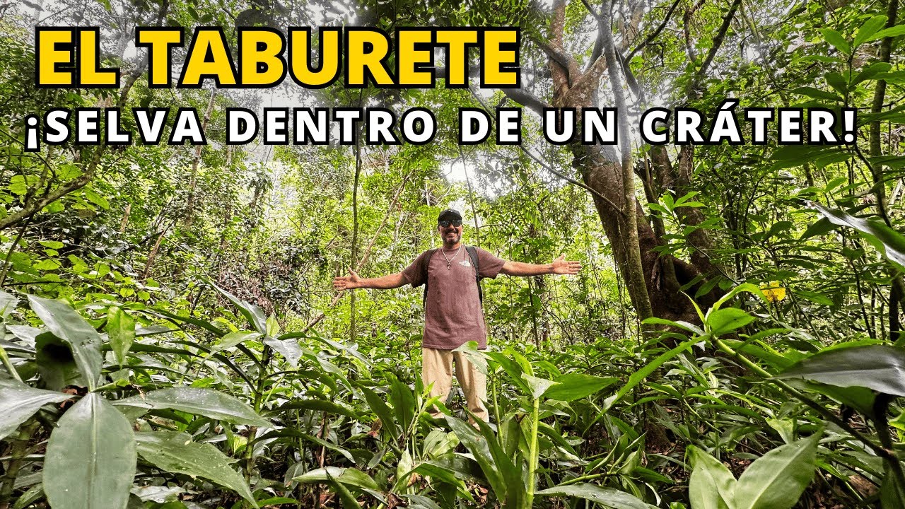 DESCENSO al CRÁTER del volcán más SALVAJE de El Salvador 🌋🇸🇻 | Volcán El Taburete