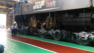 EF210-132（2015年度広島貨物フェステバル）吊り上げ作業風景