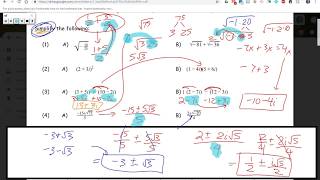 PreCalculus | Unit 3 - Polynomials (Test Review, Part 2 Q1-4) Profile