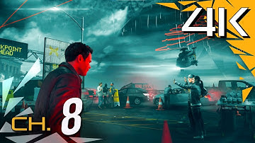 Quantum Break - [4K/60fps] (100%, Hard, All Collectables) Part 8 -  Port Donnelly Bridge