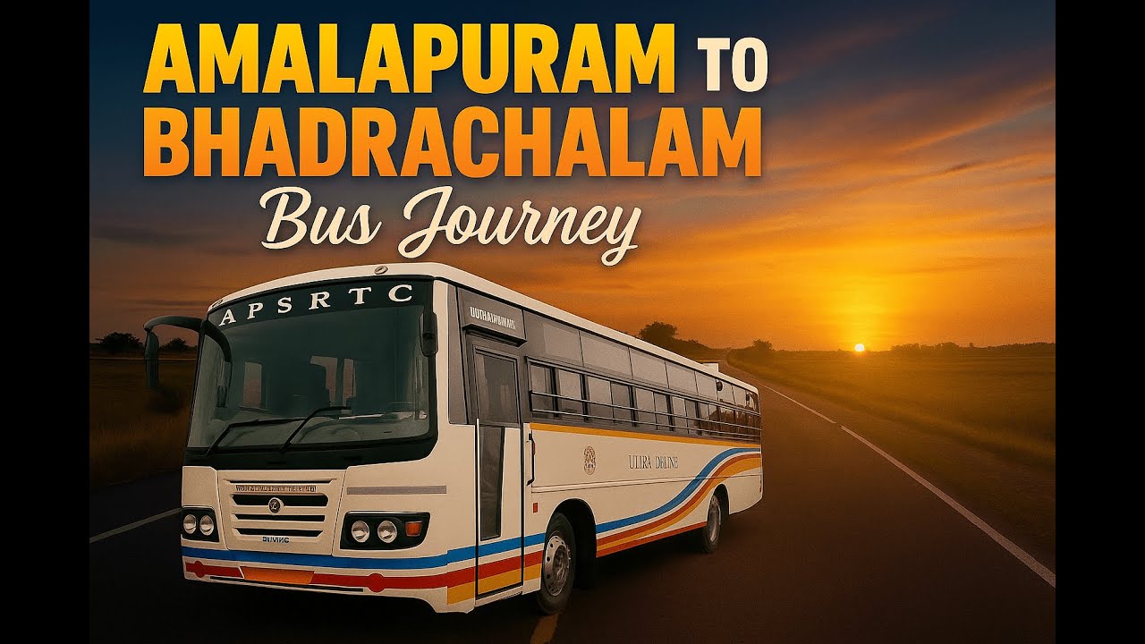 Amalapuram to Bhadrachalam APSRTC Bus Journey in Telugu ||| @NaniVlogs-143N