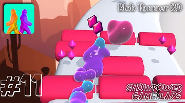 Blob Runner 3D - All levels Mobile Gameplay Walkthrough level 21-22