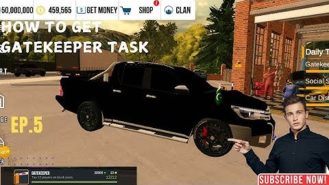 How to get gatekeeper task in car parking multipayler #ep5 #carparkingmultiplayer