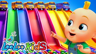 Wheels on the Bus 🚌 2 HOURS BEST Preschoolers Learning Videos - FUN CARTOONS