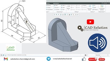 Assignment 02 || Creo Part Modeling for Beginners || Creo Tutorials