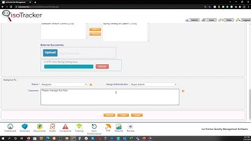 Record a new Risk in isoTracker