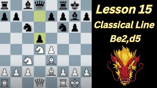 Lesson 15: Classical line Be2,d5!