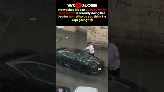 Washing a Car in the Rain 😂