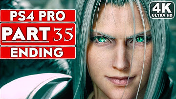 Spoilers! FINAL FANTASY 7 REMAKE ENDING Gameplay Walkthrough Part 35 FULL GAME [4K PS4 PRO]