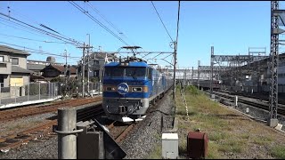 ＥＦ５１０形５１５号機牽引〈北斗星〉ＪＲ宇都宮線久喜駅通過