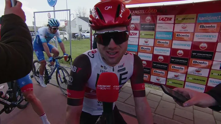 Marc Hirschi - Interview at the finish - Amstel Go...