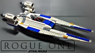 LEGO Rogue One: A Star Wars Story - U-Wing Starfighter MOC - Review