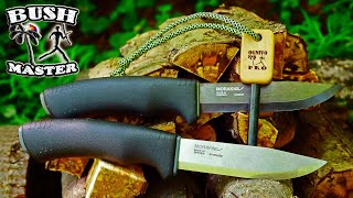 Нож Mora Bushcraft Black против MORA Bushcraft Survival Black. Нож для леса.