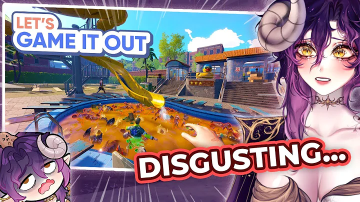 WHY WOULD HE DO THAT?! || Reacting to Let's Game It Out Waterpark Simulator