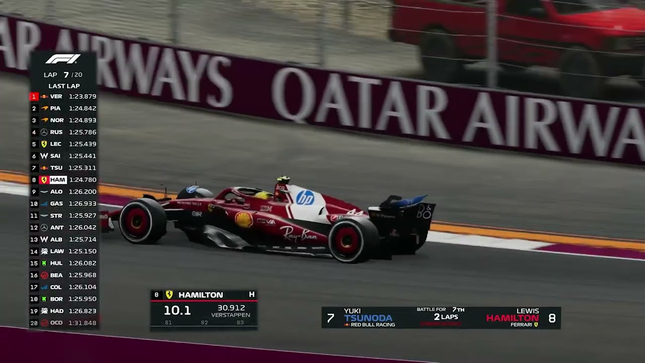 ❗Lewis Hamilton Vs Charles Leclerc❗Race F1 Losail 