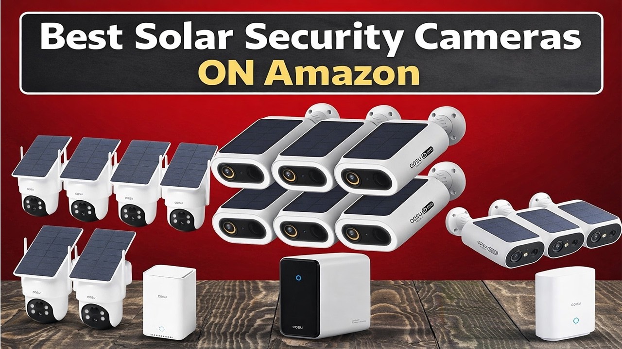Лучшие солнечные камеры видеонаблюдения на Amazon для беспроводного наружного наблюдения