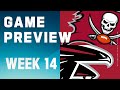 Tampa Bay Buccaneers vs. Atlanta Falcons | 2023 Week 14 Game Preview