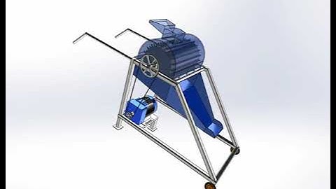 Assembly Animation OF A MAIZE THRESHING MACHINE