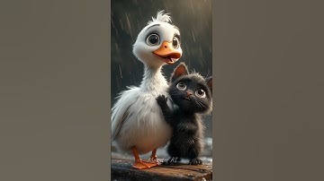 the duck that saved the kitten