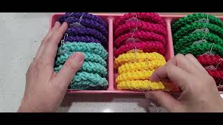Fundraiser craft fair share - crochet scrubbies