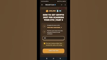 How To Get Crypto Just For Scanning Your Eye | PART 3 | Memefi Youtube Video Code