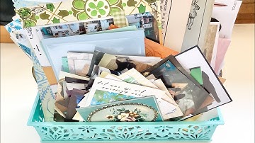 Sorting my junk journal ephemera - Part 1
