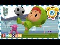 ⚽️ POCOYO em PORTUGUÊS do BRASIL- Joga futebol com Pocoyo! [80 min] DESENHOS ANIMADOS para crianças