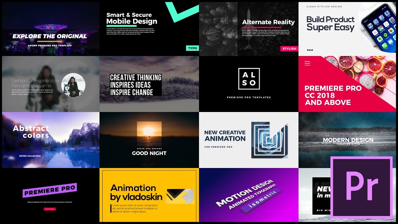 Typography  Template  For Premiere  Pro  YouTube