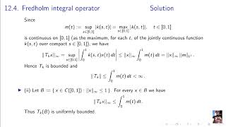 Functional Analysis_12. Compact Operators_12.4. Fredholm integral operator