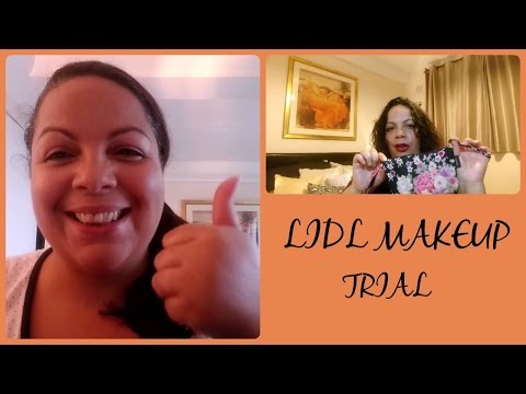 Lidl makeup trial.